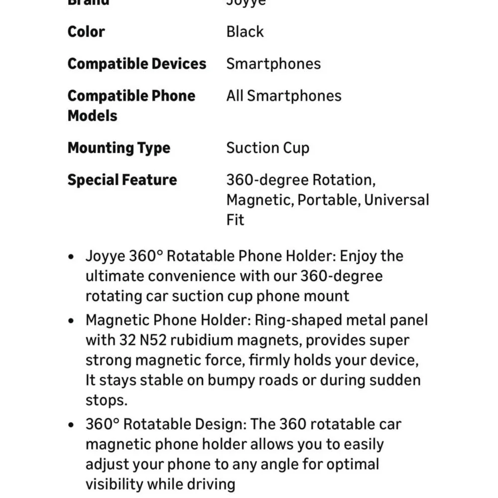 Magnetic‎ phone holder